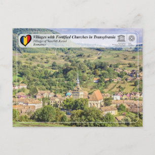 Pueblo de Saschiz-Keisd de la UNESCO Postal