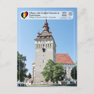 Pueblo de Saschiz-Keisd de la UNESCO Tarjeta posta