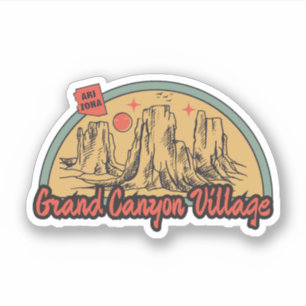 Pueblo del Gran Cañón, Arizona Pegatina