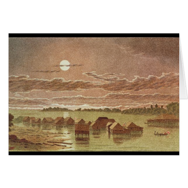 Pueblo en Basilan, Filipinas (Anverso (Horizontal))