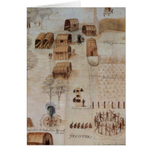 Pueblo indio de Secoton