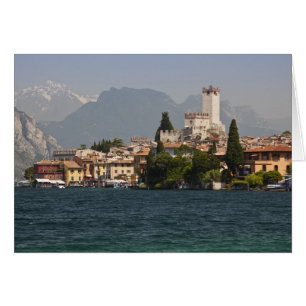 Pueblo junto al lago, Malcesine, Provincia de Vero
