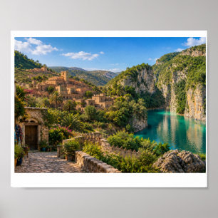 Pueblo Mediterráneo y Arte de Río Turquesa Prin