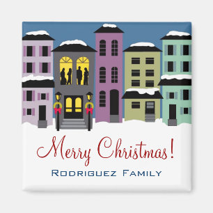 Pueblo Navideño ~ Imán