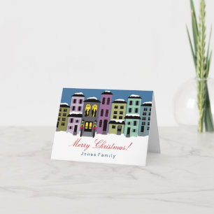 Pueblo Navideño ~ Tarjetas INSERTAR FOTO