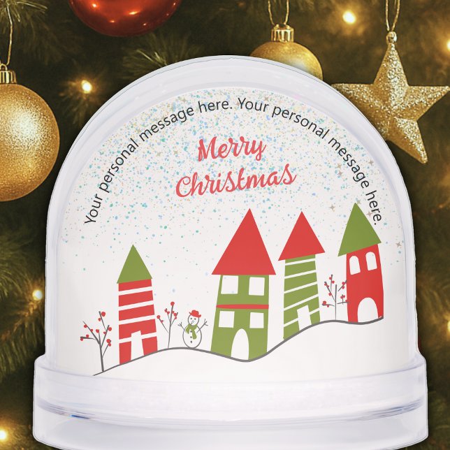 pueblo nevado en Navidades Mensaje (Subido por el creador)
