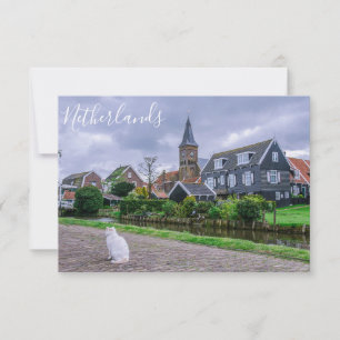 Pueblo pesquero tradicional Marken en los Países B