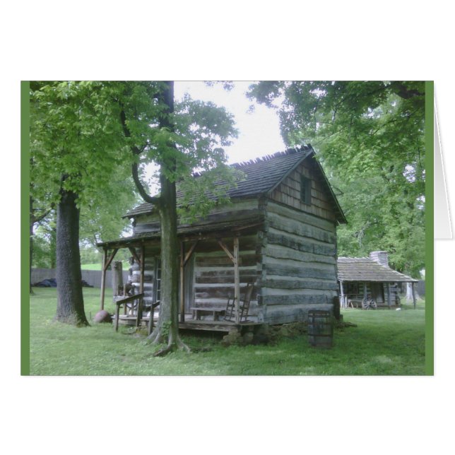 Pueblo pionero de Lincoln, Rockport, Indiana (Anverso (Horizontal))