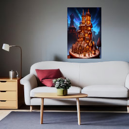 Pueblo único de Gingerbread en Guay | Arte IA