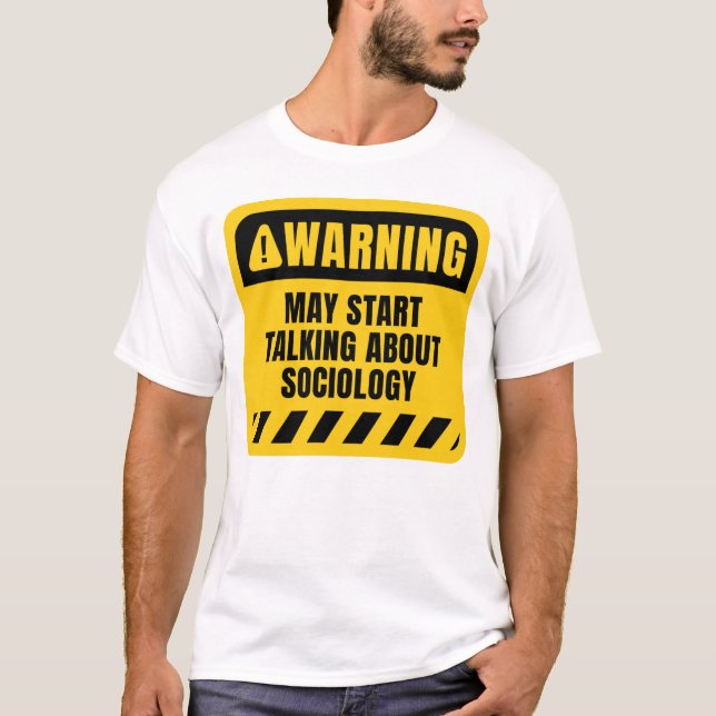 Puede comenzar a hablar de la camiseta de sociolog (Anverso)