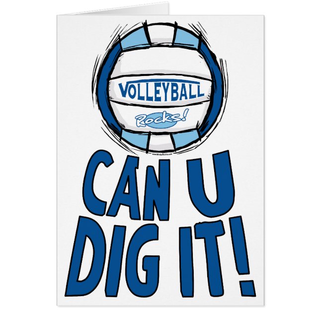 Puede el empuje de U él Lt azul Blue del voleibol (Frente)