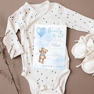 Puede esperar la invitación de Baby Shower