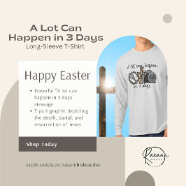 Puede pasar mucho en 3 días Camiseta de manga larg