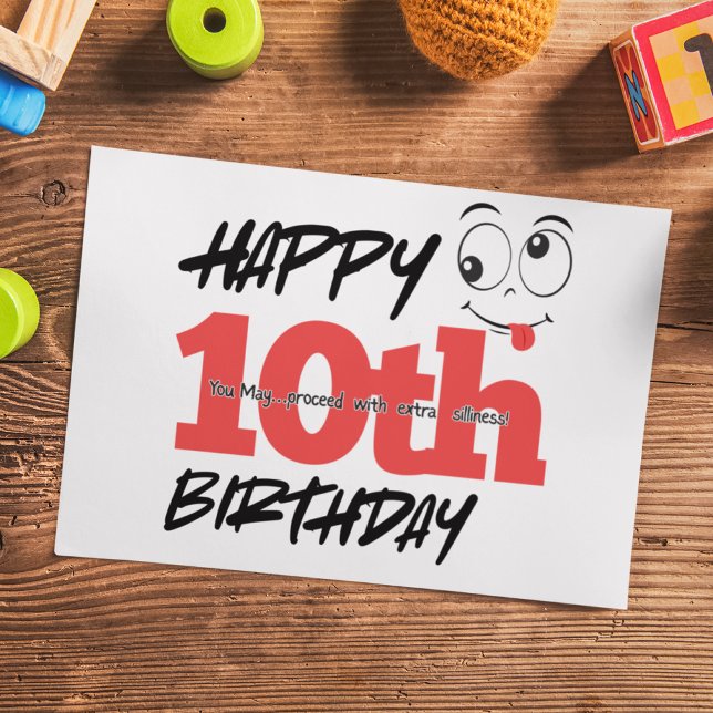 Puede proceder con niños tontos Tarjeta de cumplea (Subido por el creador)