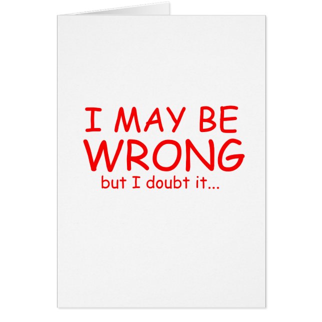 Puede que me equivoque (Frente)