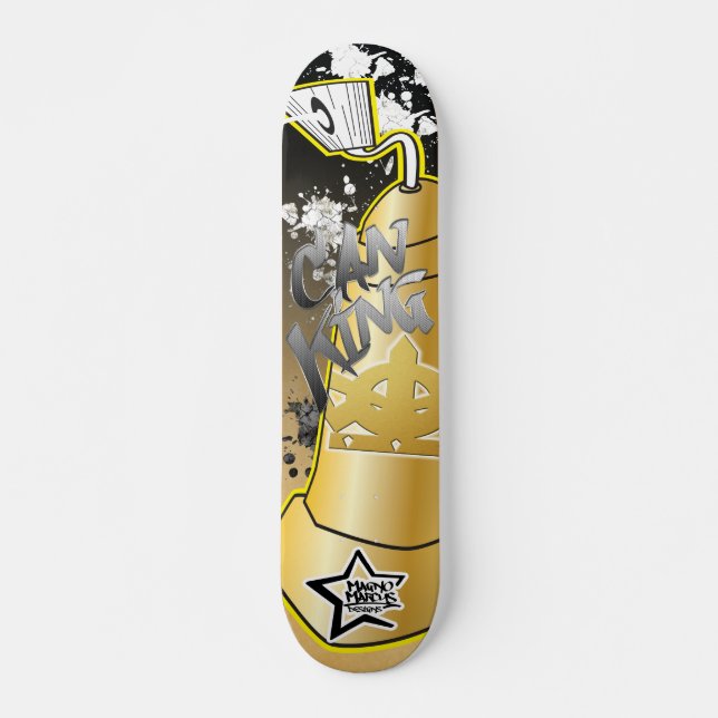 Puede rey Graffiti Skateboard (Anverso )