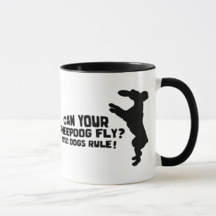 Puede su taza de la mosca del perro pastor