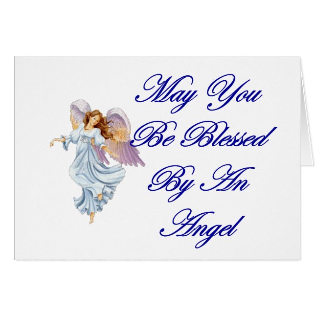 Puede usted ser bendecido por un ángel (Anverso (Horizontal))
