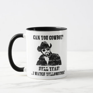 ¿Puedes Cowboy? Taza