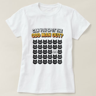 ¿Puedes detectar la camiseta divertida del hombre