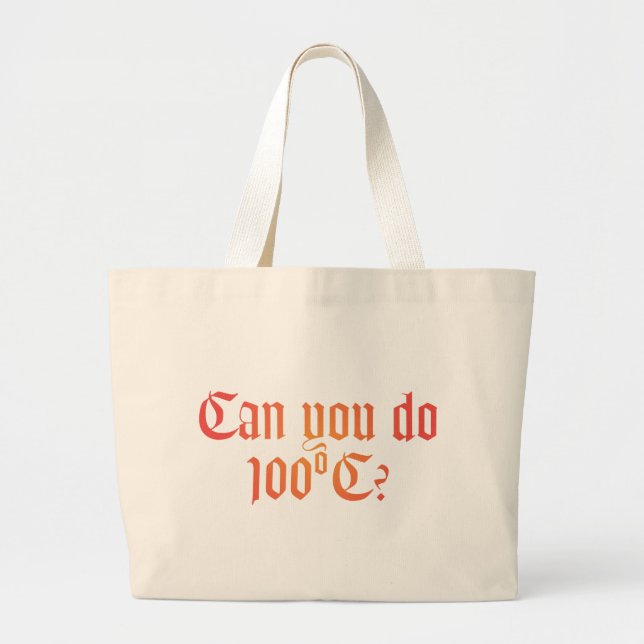 ¿Puedes hacer la bolsa tote de 100ºC 1 (Frente)