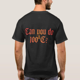 ¿Puedes hacer la camiseta de 100ºC 1