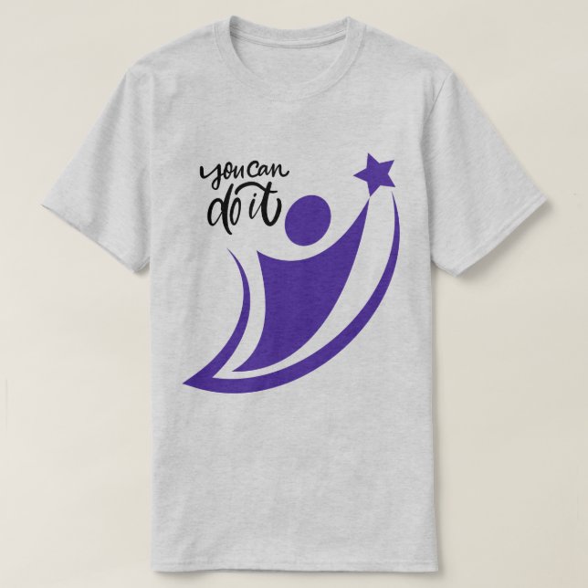 Puedes Hacerlo Con Camiseta Motivacional - Potenci (Diseño del anverso)