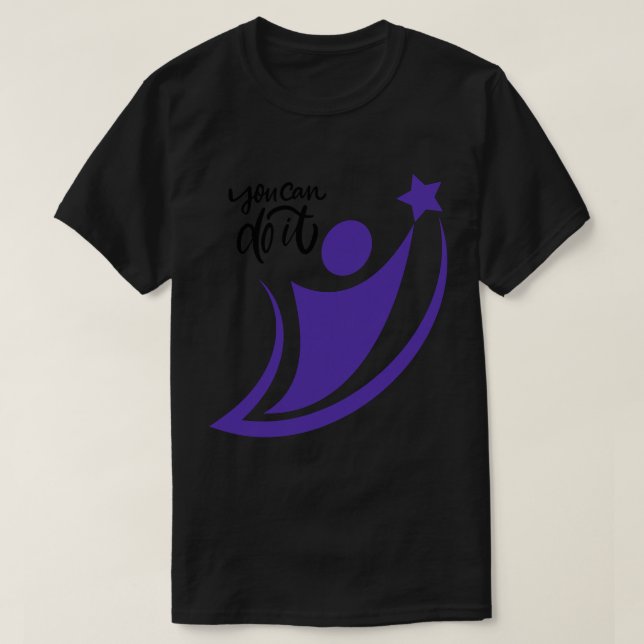 Puedes Hacerlo Con Camiseta Motivacional - Potenci (Diseño del anverso)