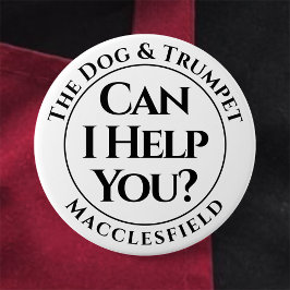 ¿Puedo Ayudarte? Botón de insignia