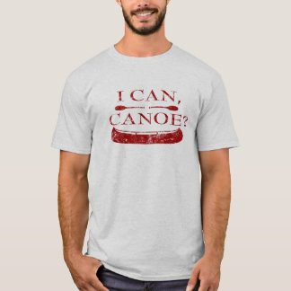 ¿Puedo, Canoe? Camiseta (logotipo rojo)