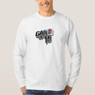 Puedo conseguir a 16 la camiseta larga de la manga