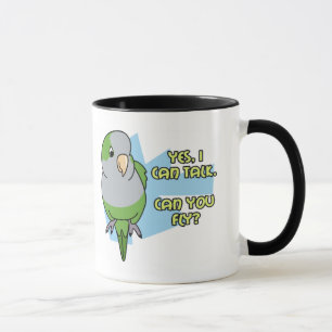 Puedo hablar la taza del Parakeet del Quaker