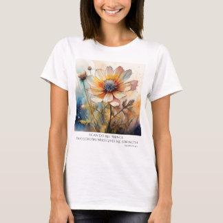 Puedo Hacer Todas Las Cosas Camiseta