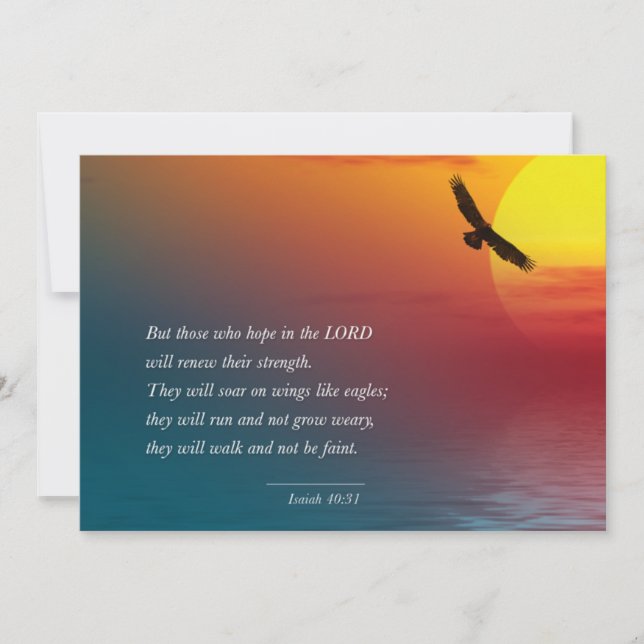 Puedo hacer todo a través de Him Postcard Inspirat (Anverso)