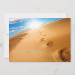 Puedo hacer todo a través de Him Postcard Inspirat