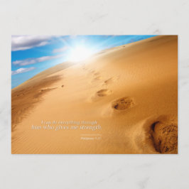 Puedo hacer todo a través de Him Postcard Inspirat