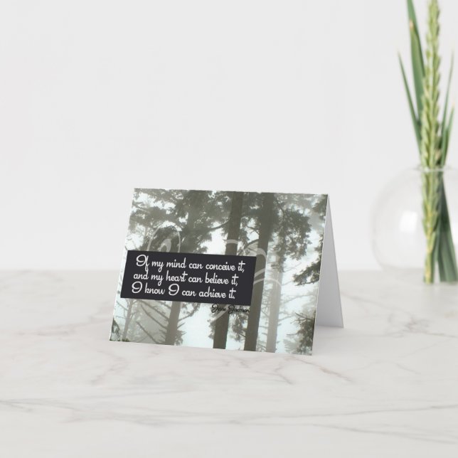 Puedo Lograr Tarjeta Motivacional (Anverso)