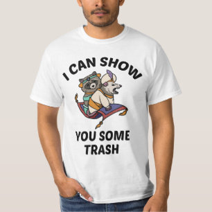 Puedo mostrarles una camiseta de basura - Racoon P