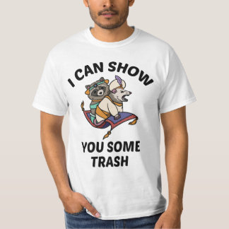 Puedo mostrarles una camiseta de basura - Racoon P