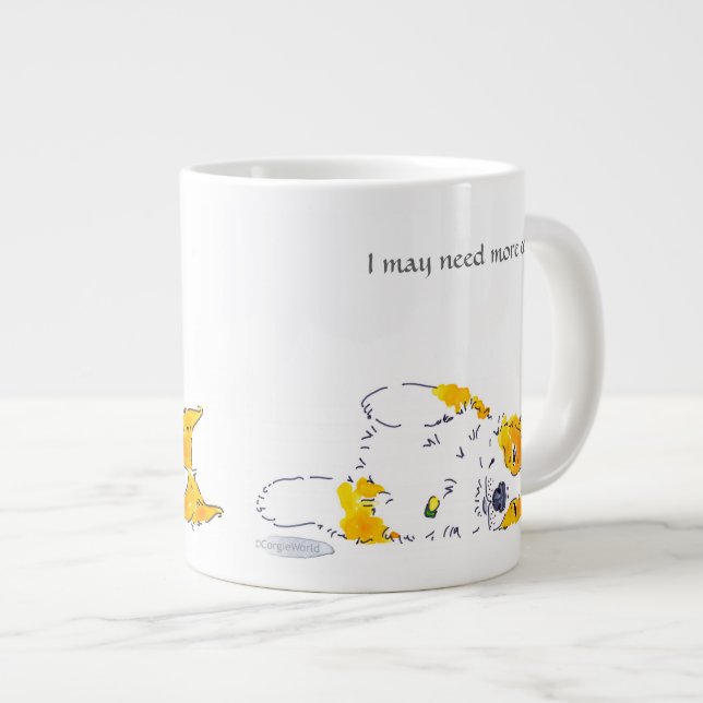 Puedo necesitar más taza del Corgi del café (Derecha)