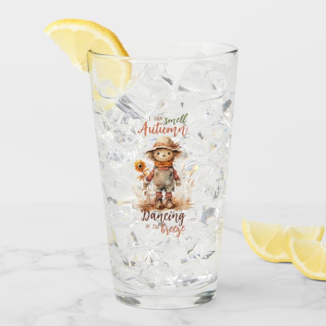 Puedo oler el otoño - Espantapájaros y girasoles r (Anverso (hielo))