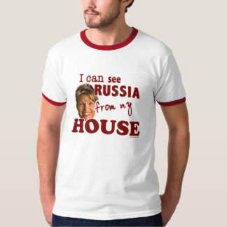 Puedo ver Rusia de mi camiseta de la casa