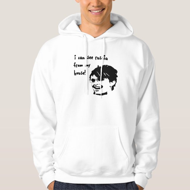 ¡Puedo ver Rusia desde mi casa! Sudadera con capuc (Anverso)