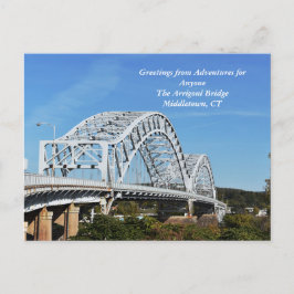 Puente AFA Arrigoni Middletown, tarjeta postal CT