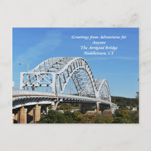 Puente AFA Arrigoni Middletown, tarjeta postal CT