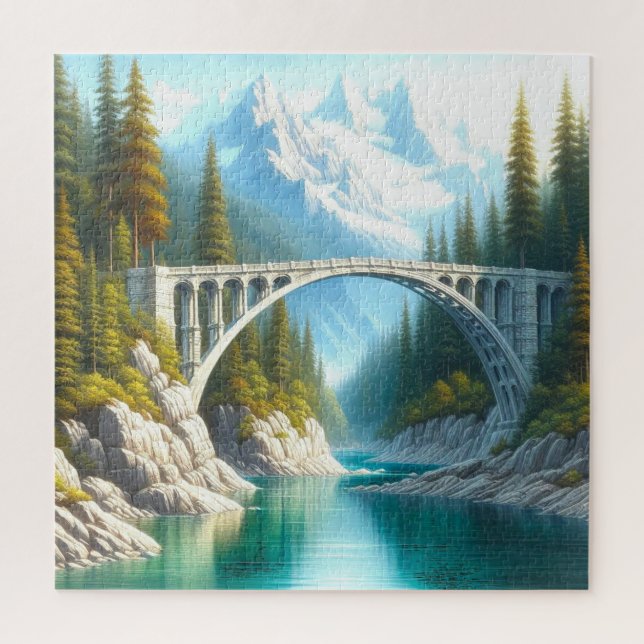 Puente Arqueológico sobre el rompecabezas de Mount (Vertical)