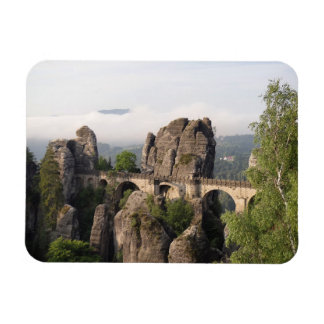 Puente Bastei en Alemania imán rectangular