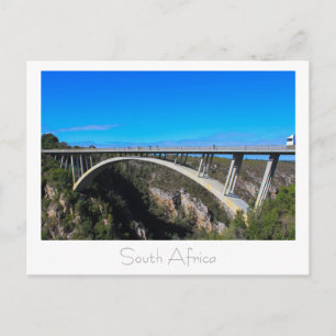 Puente Bloukrans Tsitsikamma Sudáfrica Tarjeta Pos