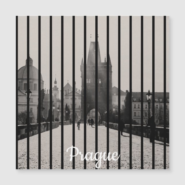 Puente Carlos en el imán de Praga (Anverso)