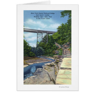 Puente central de RR de Nueva York, la escalera de